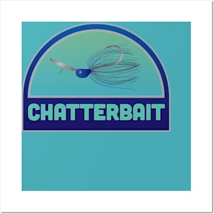 Chatterbait Fishing Tacklebox Label Posters and Art